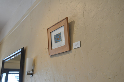 Rich Aubin's art exhibit at Café Ross